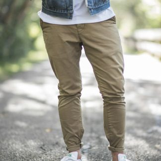 Pjh90Fa Men's Straight Fit Chino Pants — Cotton Twill