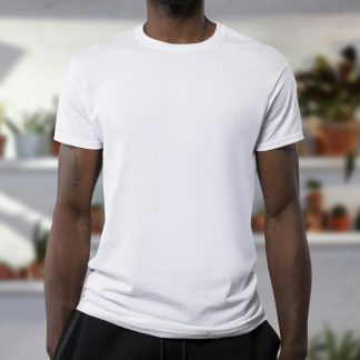 Pjh90Fa Men's Classic Crew Neck T-Shirt — Soft Cotton Everyday Tee